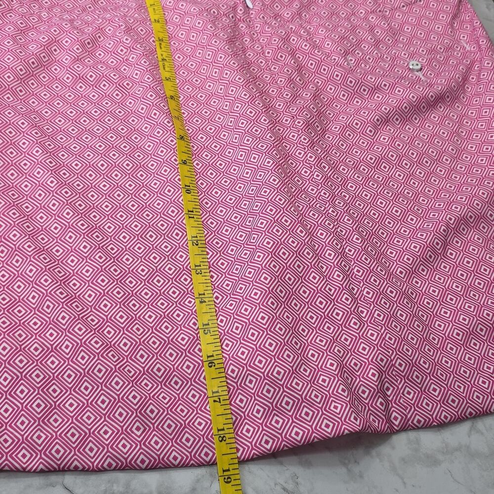Womens Sz 16 Pink Geometric Pockets Pickleball Tennis Golf Skortv Lady Hagen - Picture 11 of 11